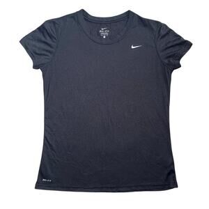 Nike Women's Dri-FIT Black Workout Top - Breathable